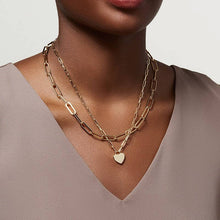 Load image into Gallery viewer, 18K STAINLESS STEEL TARNISH FREE LAYERED NECKLACE | 40NK9429