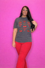 Load image into Gallery viewer, Leopard Cherry Bow Tee