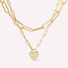 Load image into Gallery viewer, 18K STAINLESS STEEL TARNISH FREE LAYERED NECKLACE | 40NK9429