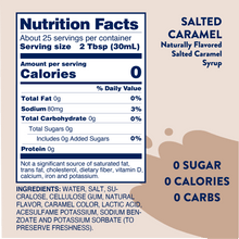 Load image into Gallery viewer, Sugar Free Salted Caramel Syrup