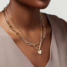 Load image into Gallery viewer, 18K STAINLESS STEEL TARNISH FREE LAYERED NECKLACE | 40NK9429