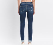 Load image into Gallery viewer, Mid Rise Cuffed Skinny Jeans