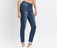 Load image into Gallery viewer, Mid Rise Cuffed Skinny Jeans