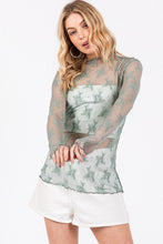 Load image into Gallery viewer, Floral Lace Long Sleeve