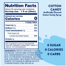 Load image into Gallery viewer, Sugar Free Cotton Candy Syrup