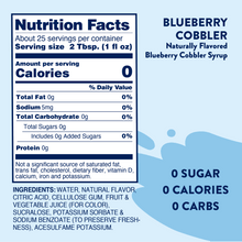 Load image into Gallery viewer, Sugar Free Blueberry Cobbler Syrup
