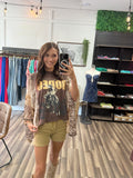 This Ain'T My First Rodeo Cowboy Graphic Kantha Top