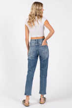 Load image into Gallery viewer, P1275M-MD KNEE DESTROYED SUPER HIGH RISE STRETCH MOM JEANS
