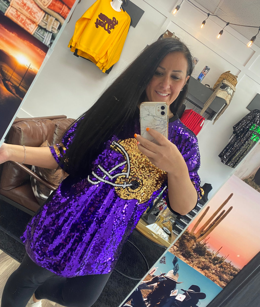 Purple and Gold Game Day Jersey
