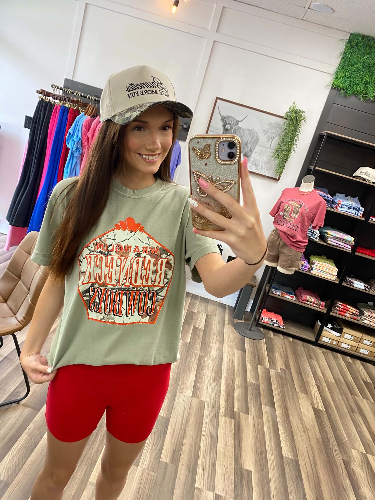 Wranglin' Redneck Cowboys Graphic Tee