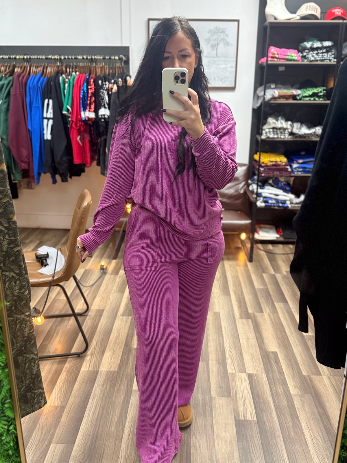 Everyday Ease Ribbed Lounge Set