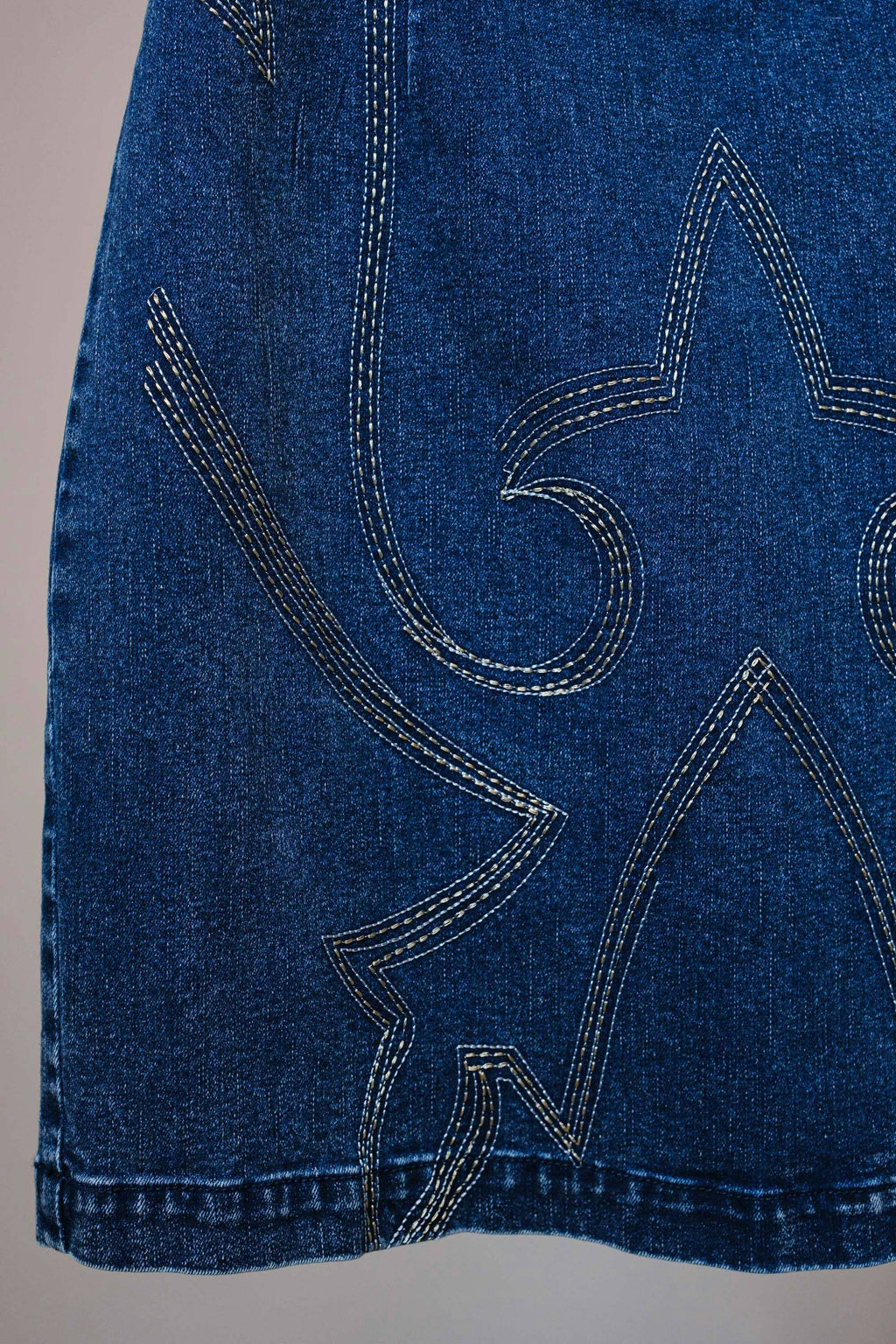 Cutout Denim Minidress