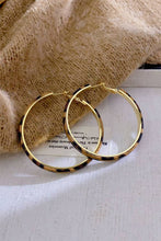 Load image into Gallery viewer, Stainless Alloy Leopard Hoop Earrings
