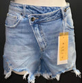 High Rise Crossover Shorts