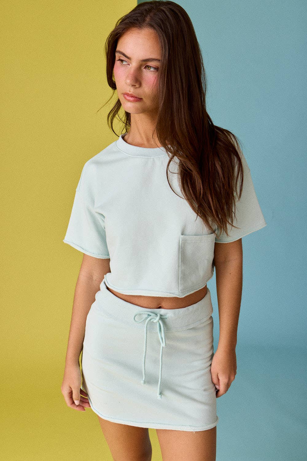 PT17902 - Nora Crop T-Shirt and Skort Set