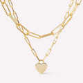 18K STAINLESS STEEL TARNISH FREE LAYERED NECKLACE