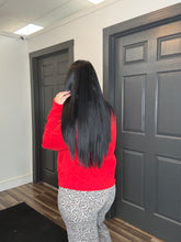 Load image into Gallery viewer, Leopard Frayed Edge Wide Leg High Waist Jeans
