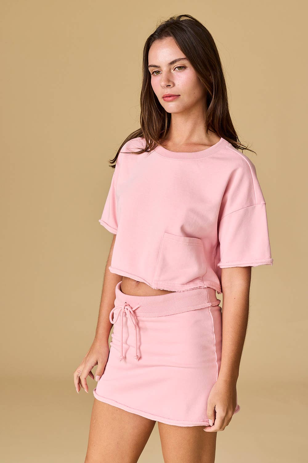 PT17902 - Nora Crop T-Shirt and Skort Set