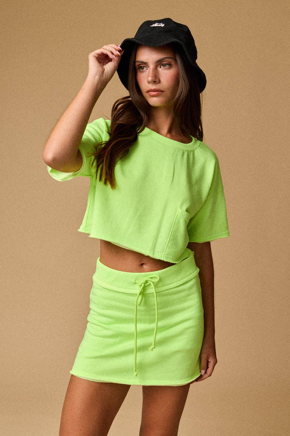 PT17902-CC - Nora Crop T Shirt and Skort Set