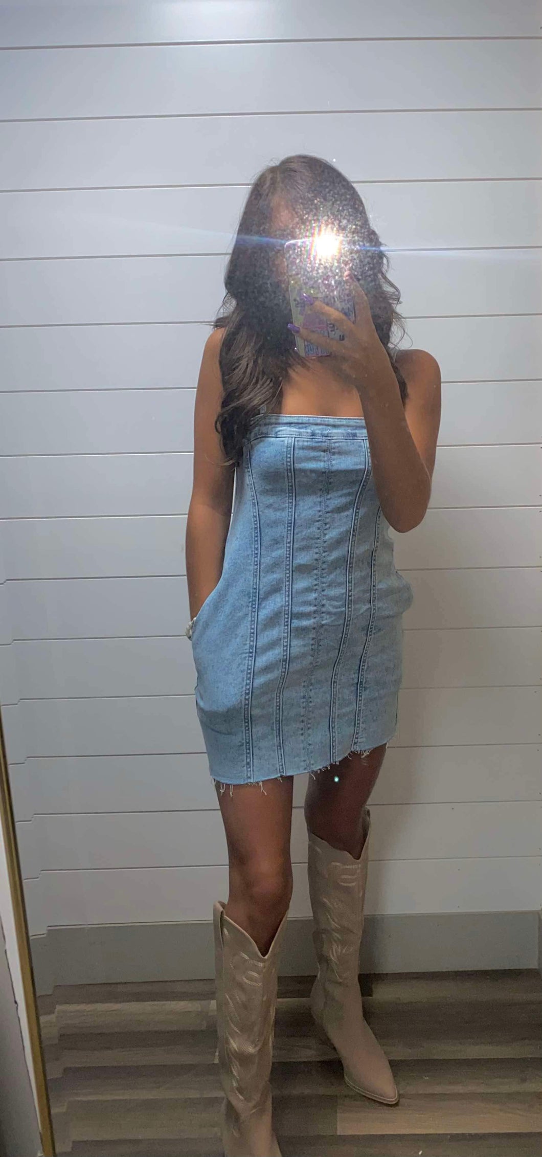 Blue Jean Baby Dress