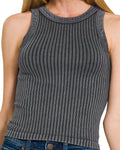 Ribbed Wash Tank Top