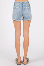Load image into Gallery viewer, P1338R-LA HIGH RISE PATCHED SHORTS W/ CUFFED HEM
