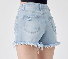 Load image into Gallery viewer, High Rise Rhinestone Shorts
