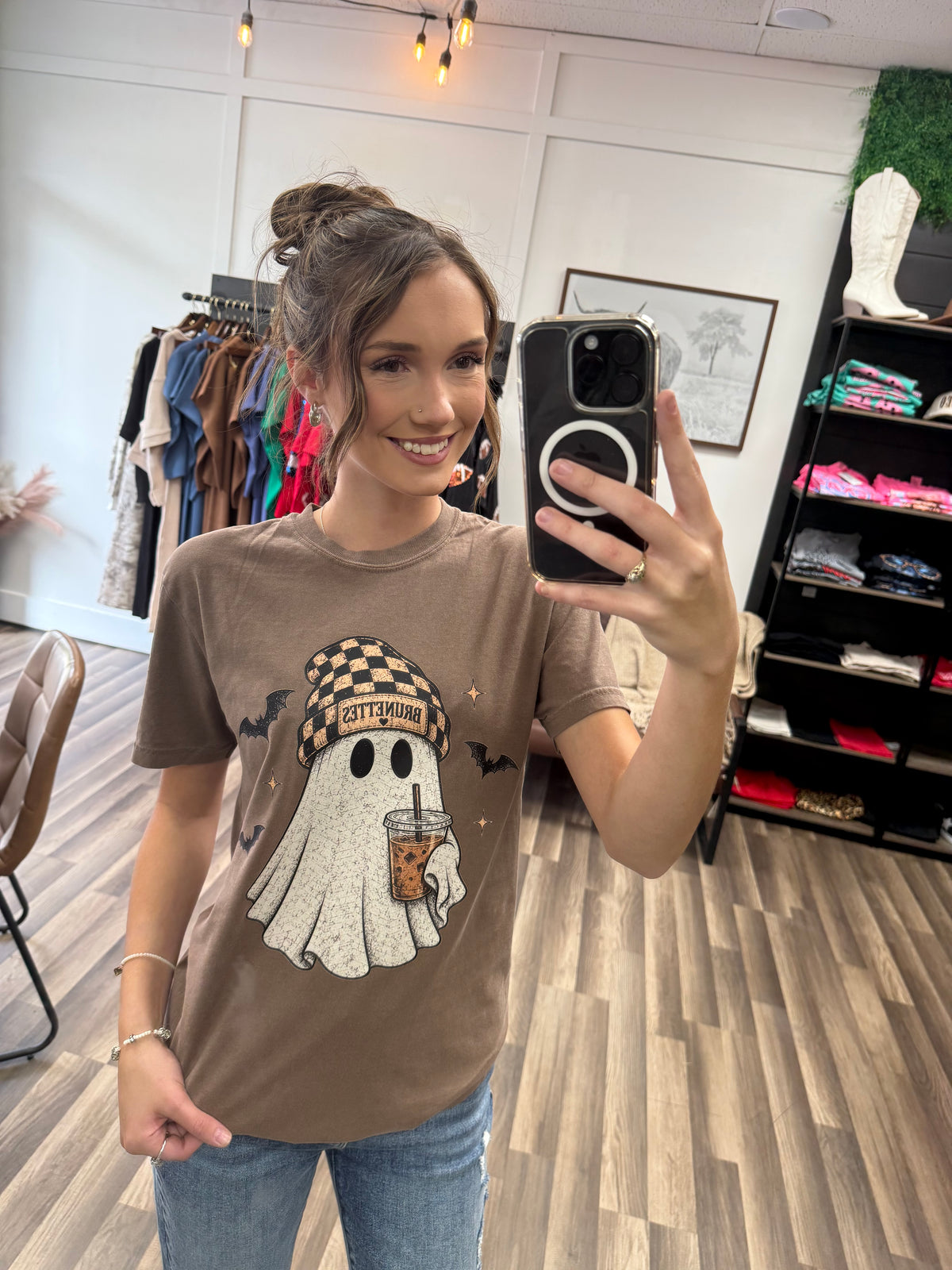 Brunette Boo Tee