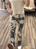 Cow Print Flares