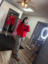 Load image into Gallery viewer, Leopard Frayed Edge Wide Leg High Waist Jeans
