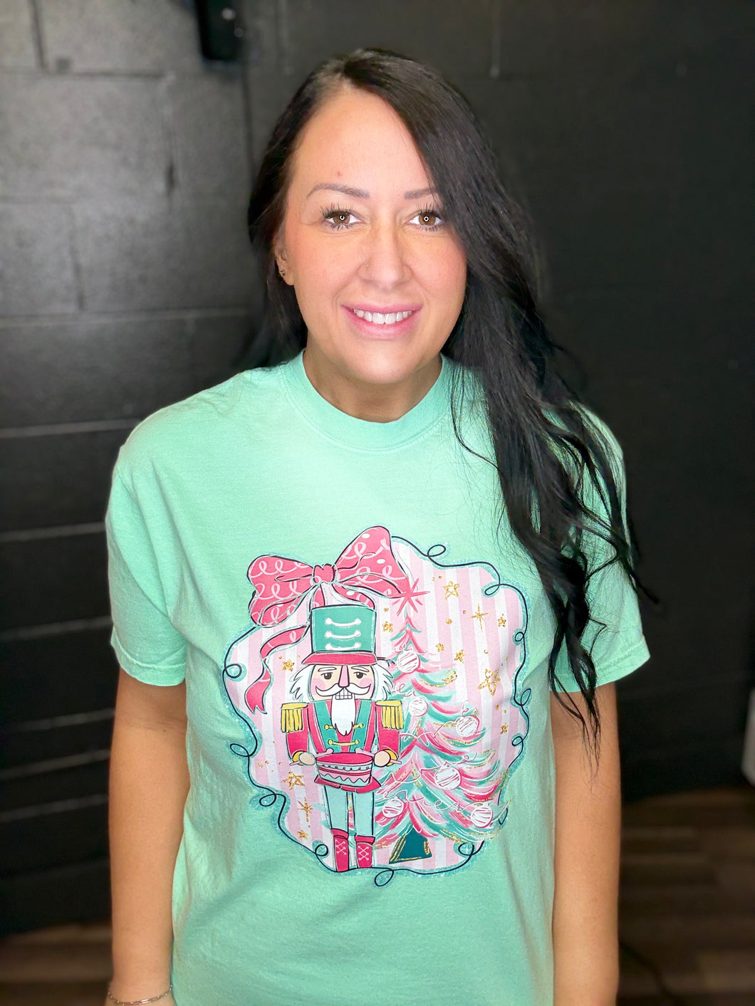 Pink Bow Nutcracker Graphic Tee