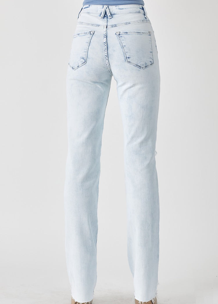 Vivian Vintage High Rise Straight Jeans