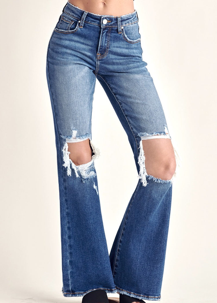 Hope Mid Rise Flare Jeans