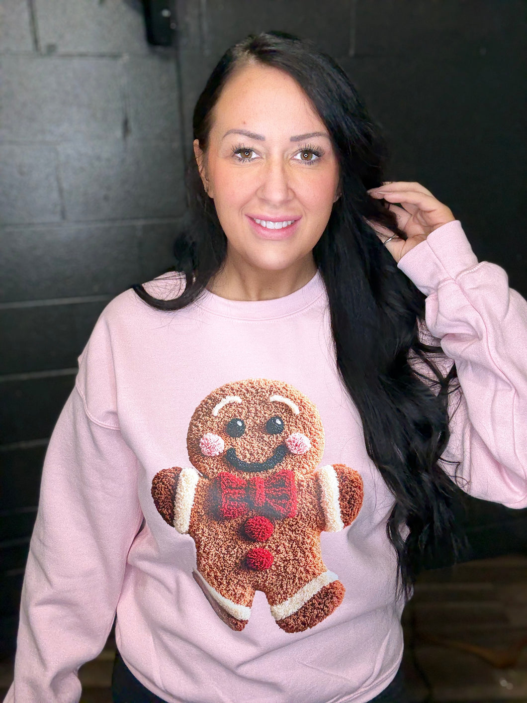 Gingerbread Man Graphic Sweatshirt
