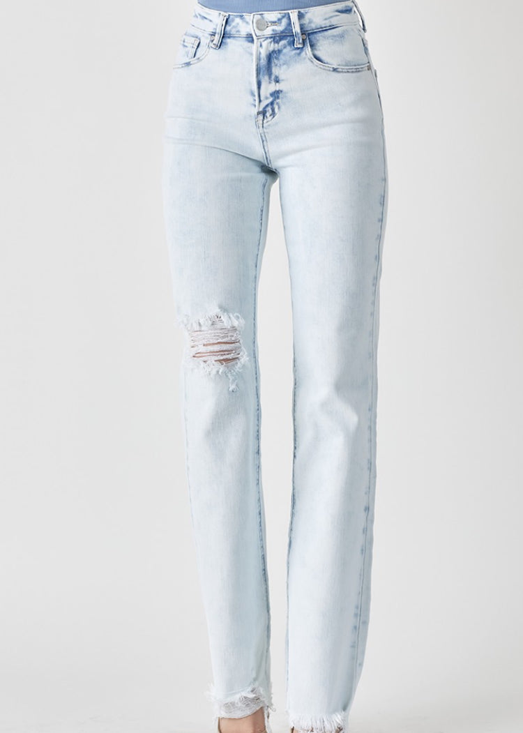 Vivian Vintage High Rise Straight Jeans