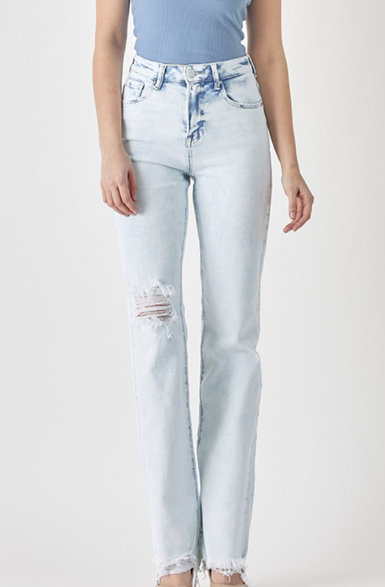 Vivian Vintage High Rise Straight Jeans