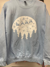 Load image into Gallery viewer, Santa and His Sleigh Graphic Sweatshirt
