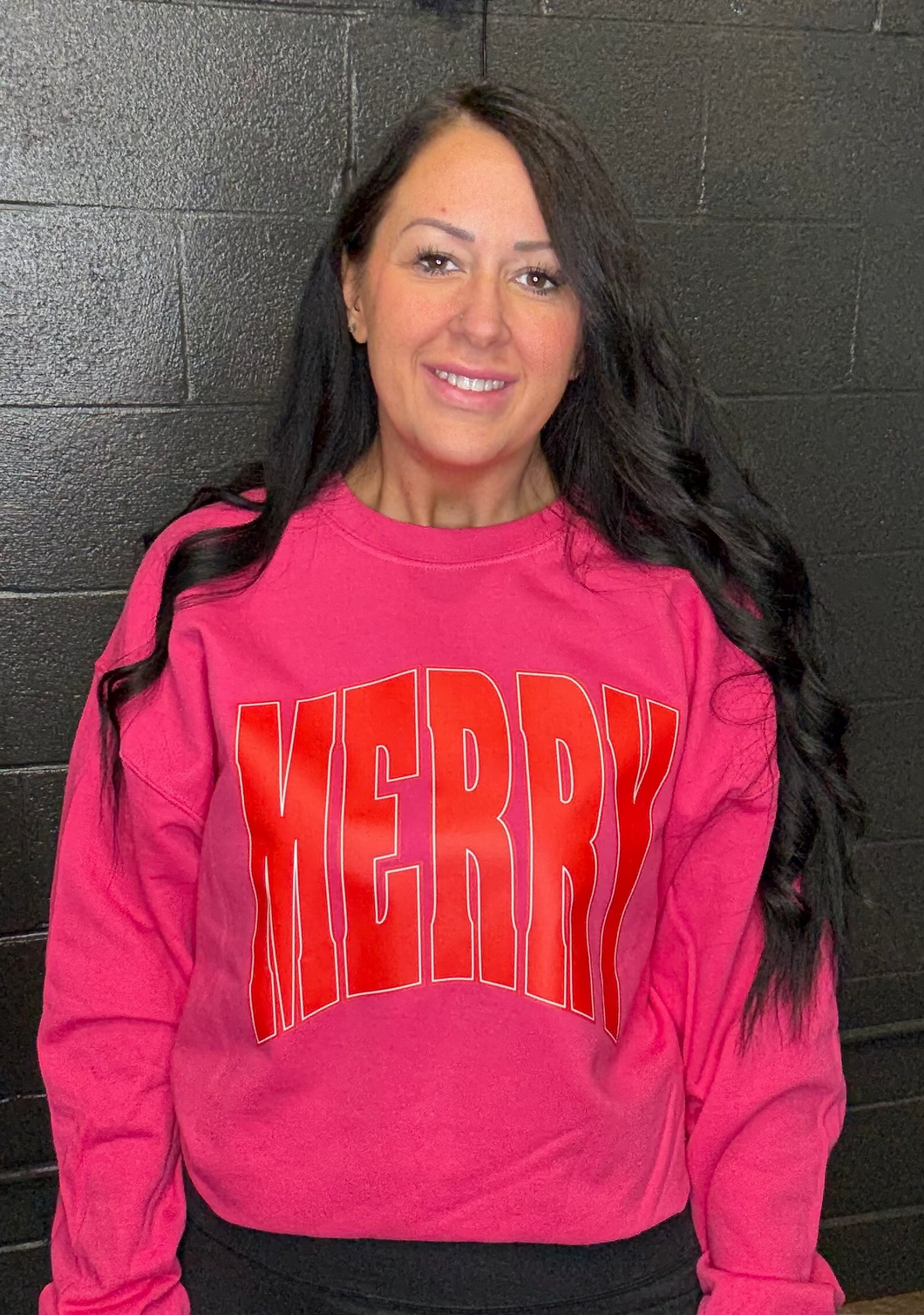 Merry Christmas Graphic Sweatshirt