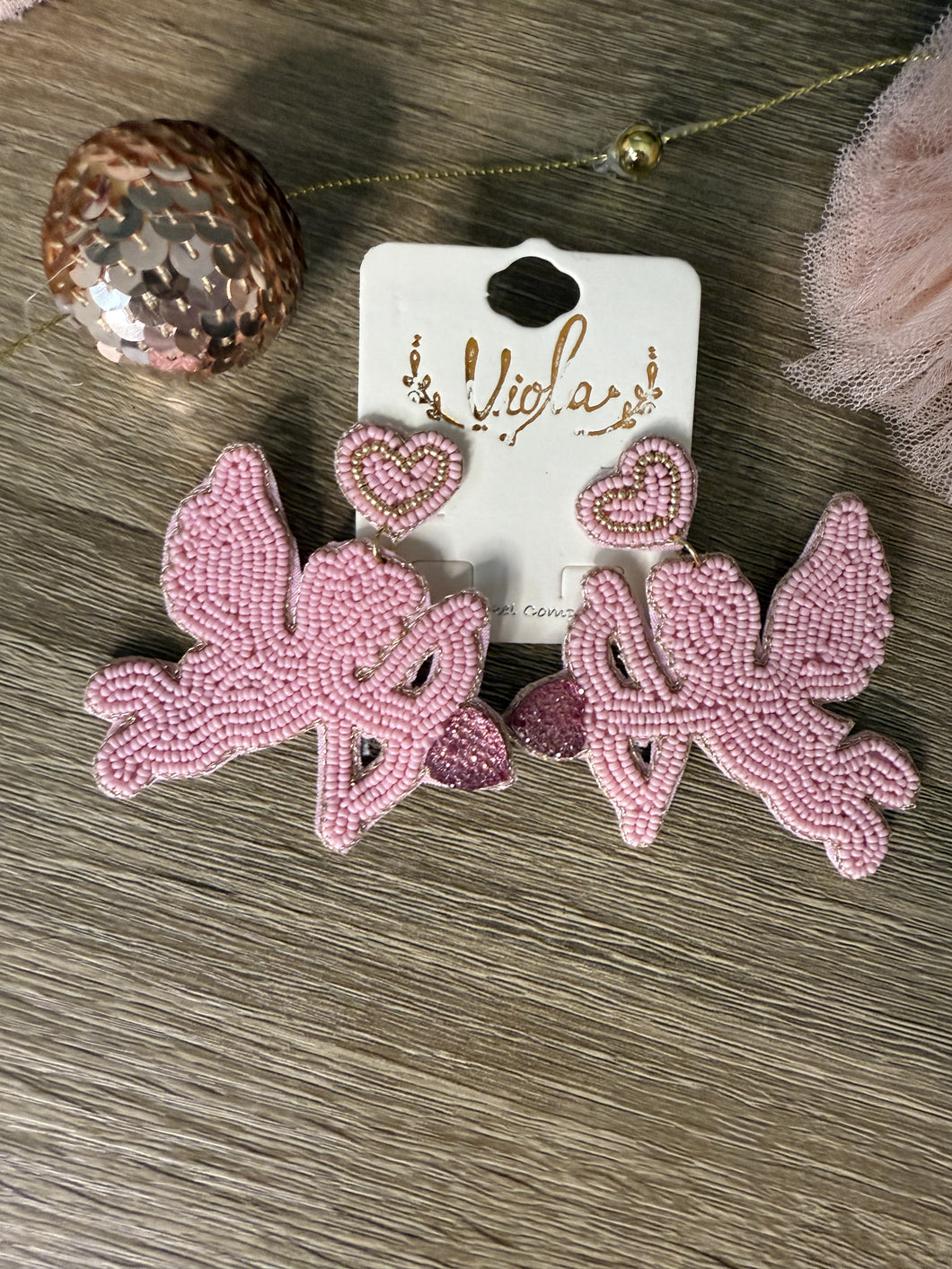 Cupid Valentines Day Earrings