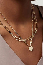Load image into Gallery viewer, 18K STAINLESS STEEL TARNISH FREE LAYERED NECKLACE | 40NK9429
