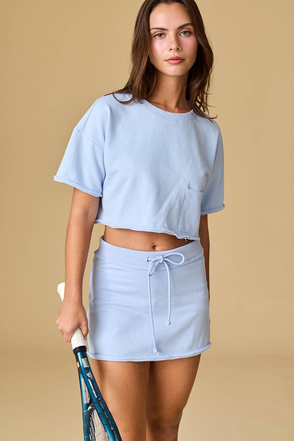 PT17902 - Nora Crop T-Shirt and Skort Set