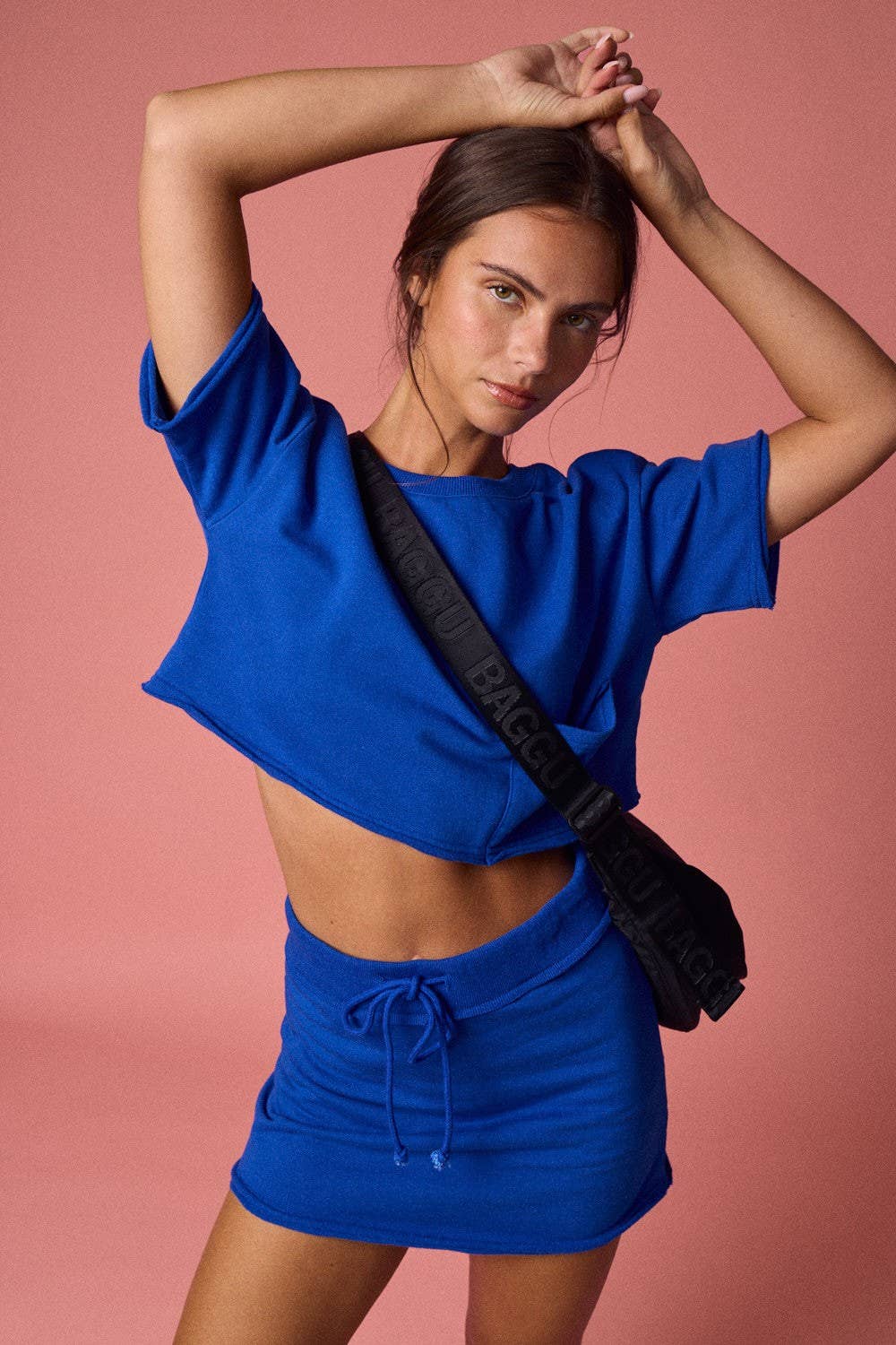 PT17902-CC - Nora Crop T Shirt and Skort Set