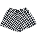 BLACK WHITE CHECK BOXER SHORT