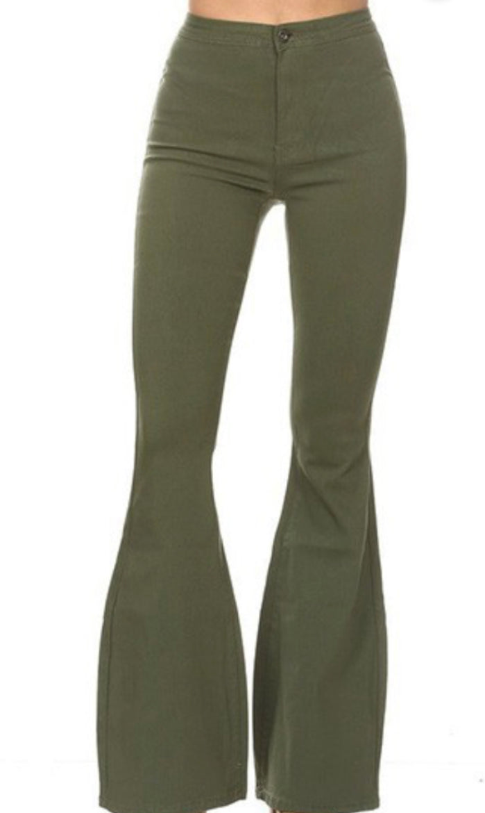 Lainey Olive Flares