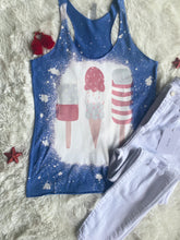 Load image into Gallery viewer, Red White and Blue Popsicle Graphic Tank
