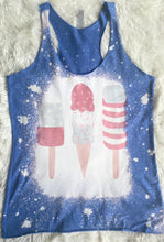 Load image into Gallery viewer, Red White and Blue Popsicle Graphic Tank
